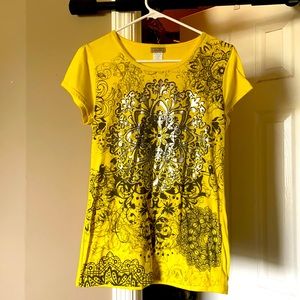 Yellow and Silver Tshirt